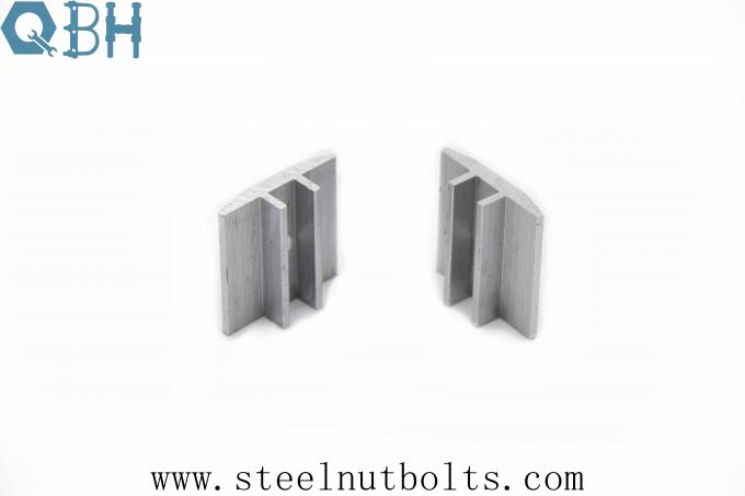 Anodizing Aluminum 6005-T5 SS 304 Middle Clamp For Photovoltaic Field 3