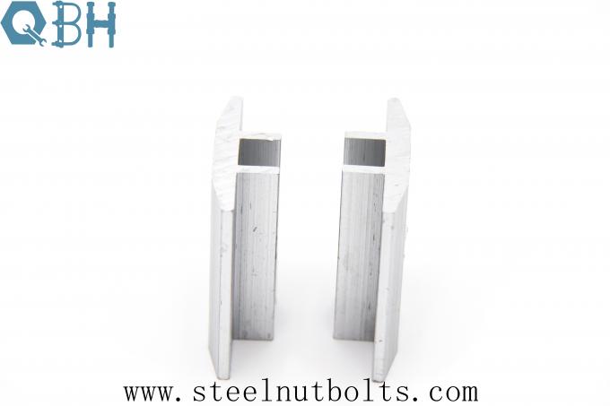 Anodizing Aluminum 6005-T5 SS 304 Middle Clamp For Photovoltaic Field 6