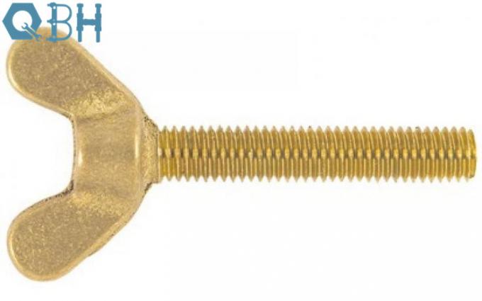 Carbon Steel Or Brass DIN 316 Wing Screws With Rounded Wings 3