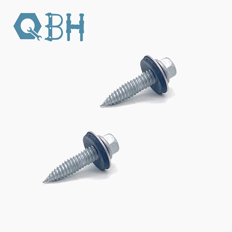 Hex Flange Roofing Self Tapping Screw Bi Metal With EPDM Washer 3