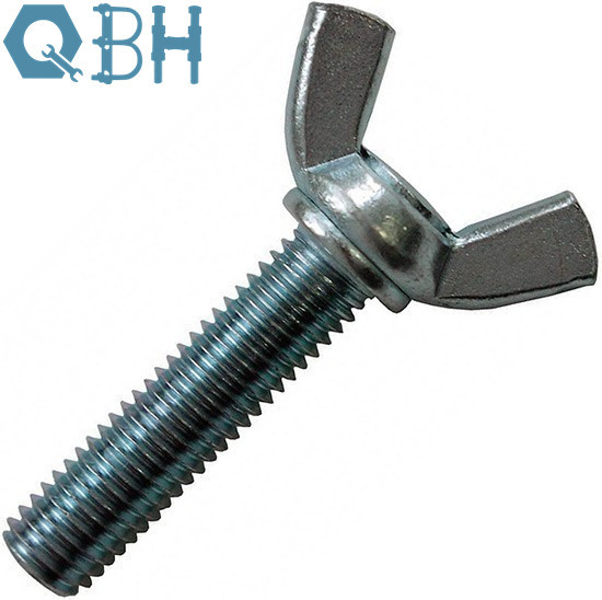 Carbon Steel Or Brass DIN 316 Wing Screws With Rounded Wings 2