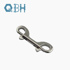 Stainless Steel 304 Double End Bolt Clips 100mm Heavy Duty Snap Hook For Pet Chain