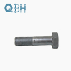 Carbon Steel Hexagonal Screws Outer Hex Bolt DIN933 For Electrical Tower Pylon