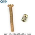 DIN Length 50mm M6 Carbon Steel Connector Bolts  with nuts For Furniture