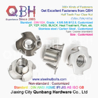 QBH M4-M10 DIN1624 Stainless Steel Half Teeth Four Claw T Weld Nuts T-Nut