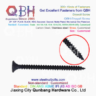 Black Green WZP YZP Yellow White Zinc Plated Trumpet Head Double Or Single Threaded Carbon Steel Drywall Screws