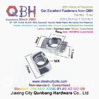 4040 Series Industrial Aluminum Frame Structures T Hammer Type T-Slot Nut Sliding T-Nuts