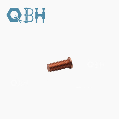 Copper Plated Welding M3 Stainless Steel Hex Head Bolts Din hex flange bolt
