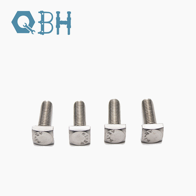 ANSI 1.4301 Square Steel Head Nut Bolts SUS304 A2 - 70