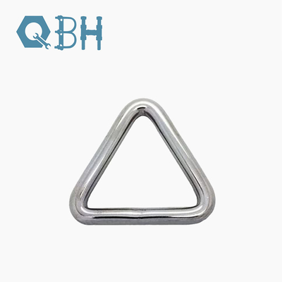 Round Ring Stainless Steel Wire Eye Strap D Round Ring / Triangle Ring