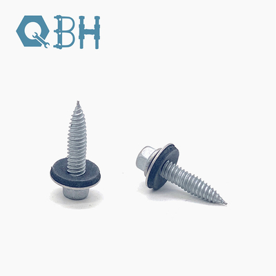 Hex Flange Roofing Self Tapping Screw Bi Metal With EPDM Washer
