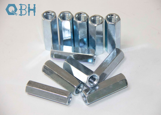 DIN6334 coupling Nut Long  nuts connecting nut  Ellongated Hexagon Coupling Nuts height M6-M36 Zinc/D.H.G YZP BLACK