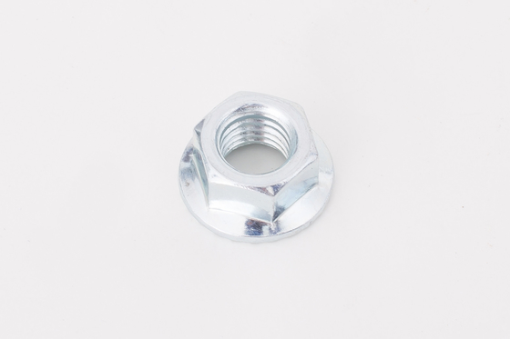 DIN6923 Hex Flange Nut with Serration Carbon Steel  Class6/8/10 Black/Zinc M5-M20  used Mechanical equipment, bicycles