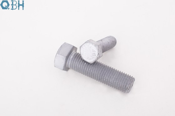 UNI5739 Carbon Steel Hex Bolts With Thread Up To Head