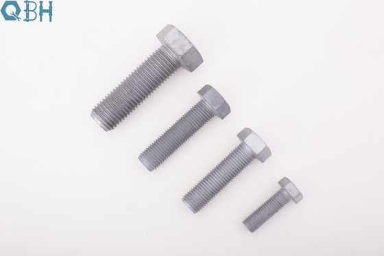 UNI5739 Carbon Steel Hex Bolts With Thread Up To Head
