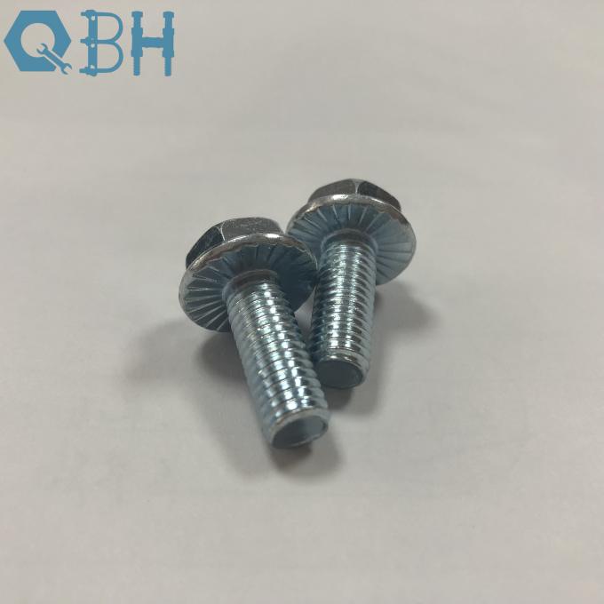 DIN 6921 Serrate CL8.8 Stainless Steel Flange Bolts Metric 1