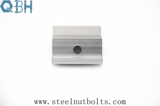 Oxidation Resistant Aluminum 6005-T5 SUS304 Solar Panel End Clamp 4