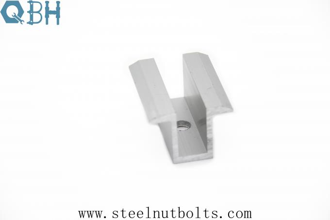 Photovoltaic Industry Anodized 6005-T5 Aluminum SUS304 Middle Clamp 3