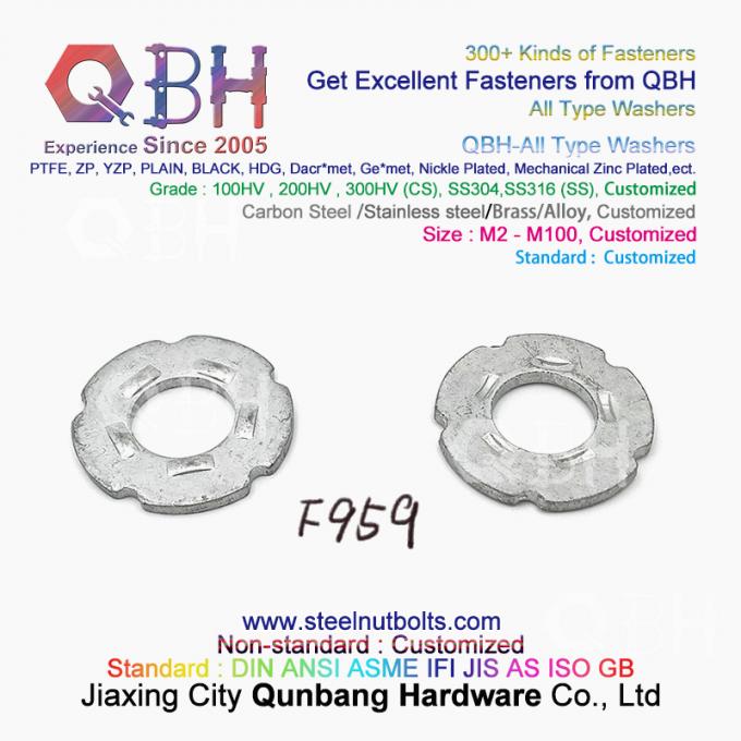 QBH DIN125 DIN127 F436 F436M F959 F959M DIN434 DIN436 NFE25-511 Spring Taper Serrated Flat Round Square All-Type Gaskets 5