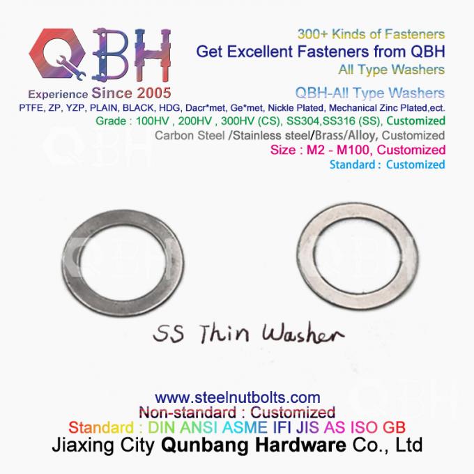 QBH DIN125 DIN127 F436 F436M F959 F959M DIN434 DIN436 NFE25-511 Spring Taper Serrated Flat Round Square All-Type Gaskets 2