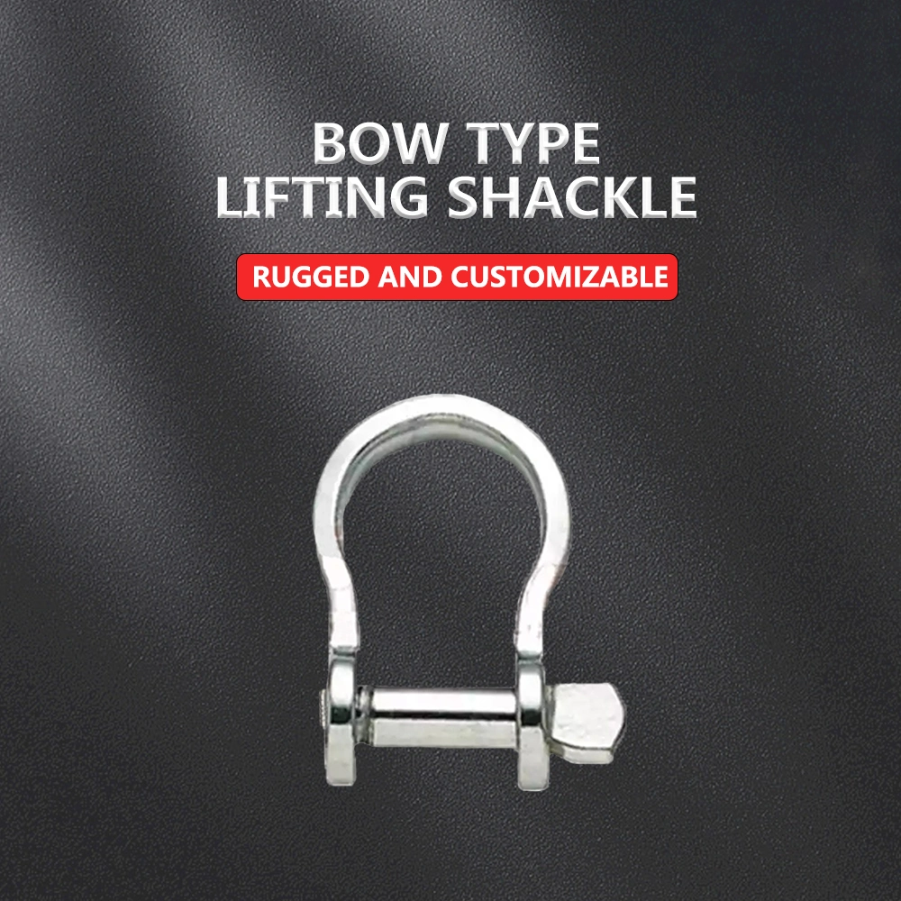 China Factory High Performance Stainless Steel Plate Bow Shackle