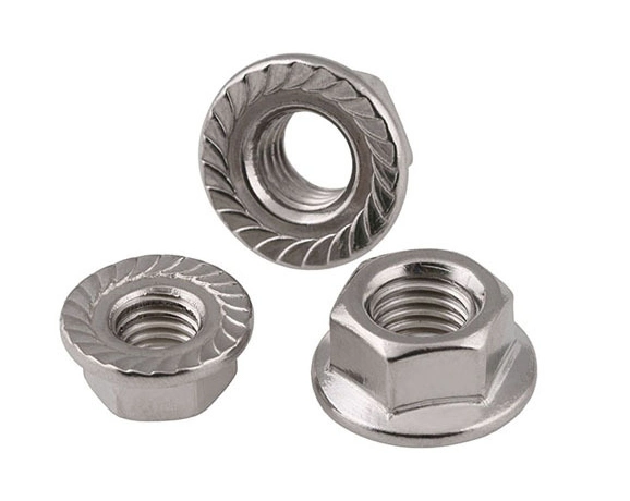 Hexagon Nut/Flange Nut/Cap Nut with Toothed Anti-Skid Flange DIN6923
