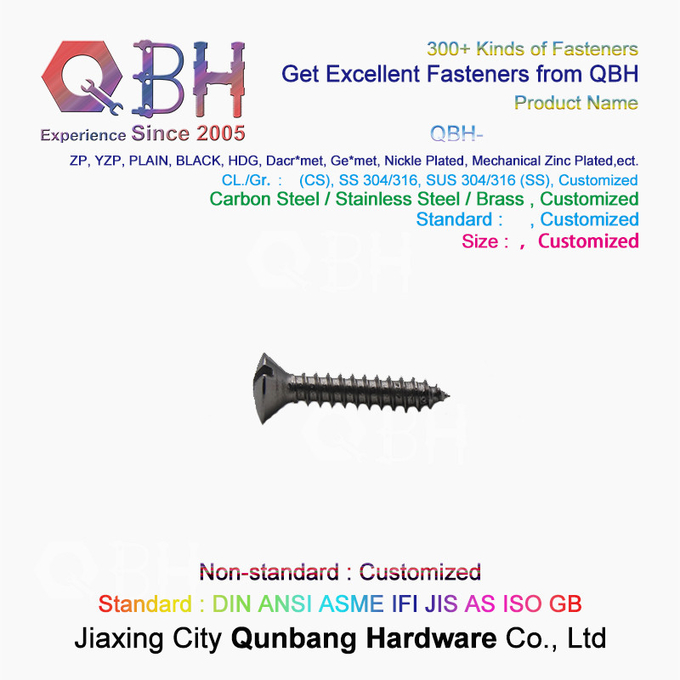 Self Tapping Cross Countersunk Head Screws M3-M5 304 Stainless Steel 3