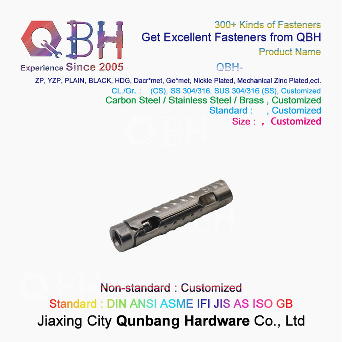 304 Stainless Steel Expansion Bolt M6-M10 Custom Hardware High Tensile Stainless Steel Bolts 4