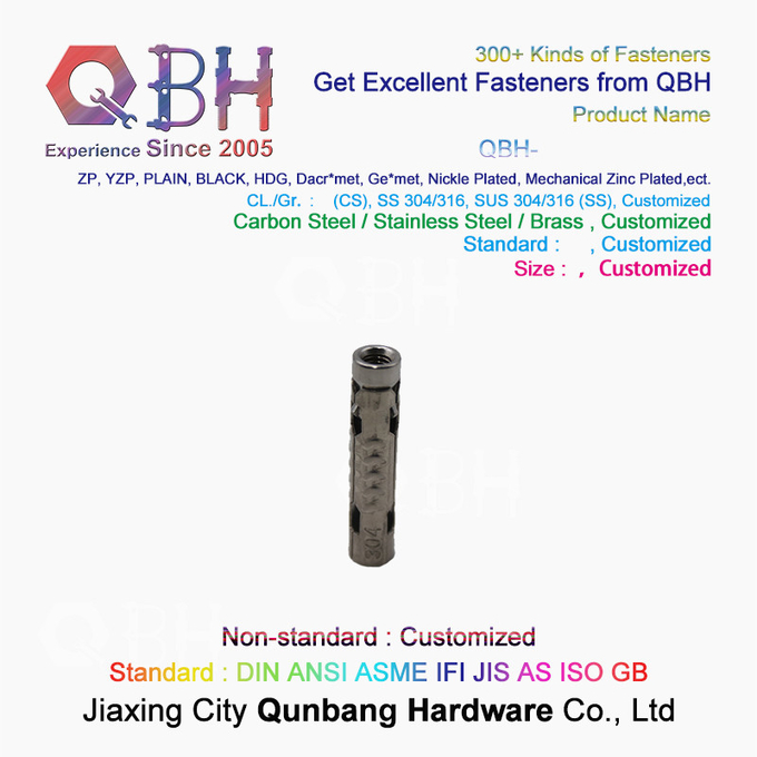 304 Stainless Steel Expansion Bolt M6-M10 Custom Hardware High Tensile Stainless Steel Bolts 5