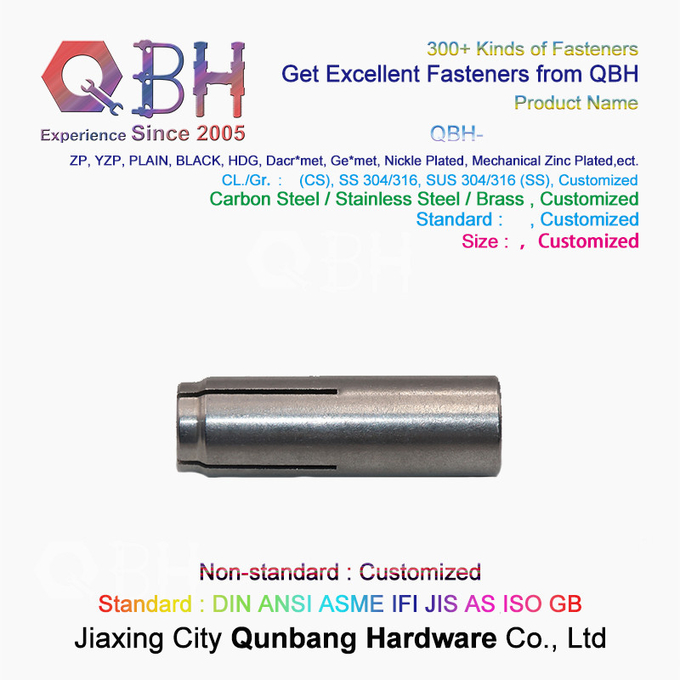 Gr 304 Stainless Steel Expansion Bolt M6 - M20 3