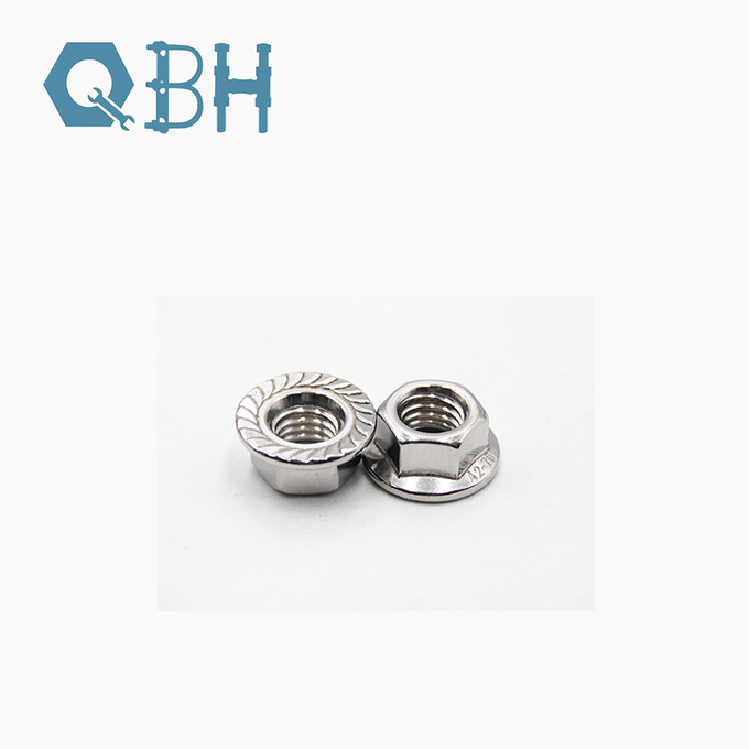 Galvanized 304 Stainless Steel Flange Nuts M3 - M90 0